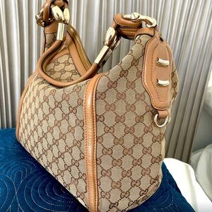 Gucci Canvas Hobo Bag